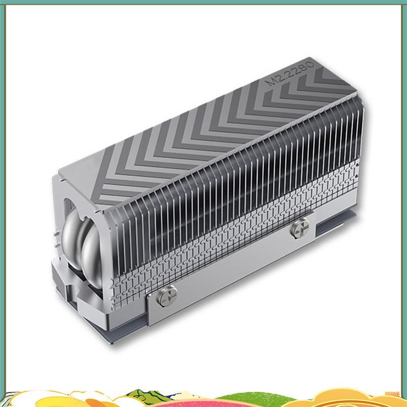 M.2 2280 NVMe SSD ความร้อน Cooler Dual ท่อความร้อนประสิทธิภาพสูงแผ่นความร้อนสําหรับ 2280 SSD PC คอมพ