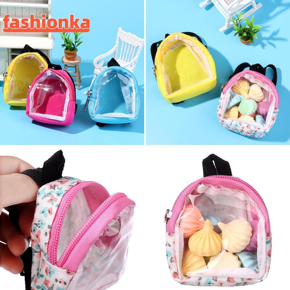 FASHIONKA Mini Bag Dolls Accessories suit 15-20cm Doll Transparent DIY