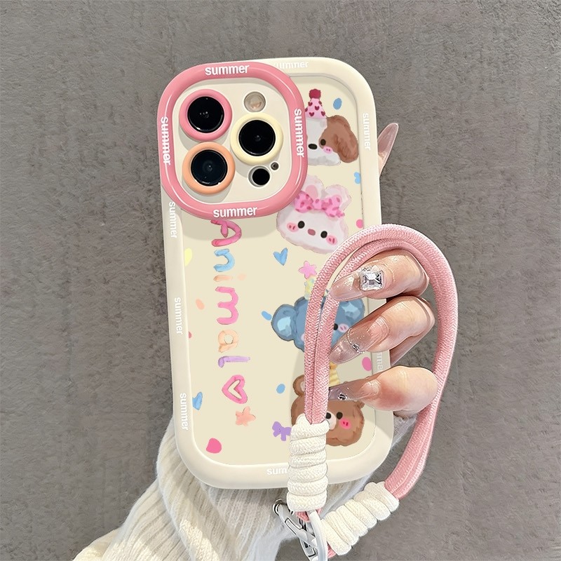 เคส+สร้อยข้อมือ VIVO Y100 Y19S Y28 Y36 Y27 Y27S Y33S Y33T Y17S Y17 Y15 Y12 Y19 Y16 Y15S Y03 Y03T Y01