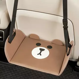 PUCEFP รถ Travel Rest เท้า Pad แบบพกพาเท้า Hammo Long Flight Essentials Office Footrest แขวนปรับอุปกรณ์ตกแต่งภายในรถยนต์