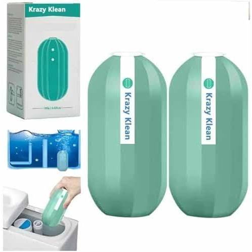 Krazy Klean Toilet Cleaner เม็ดทําความสะอาดโถสุขภัณฑ์ Krazy Klean Pro น้ําหอมปรับอากาศติดทนนานและเจล