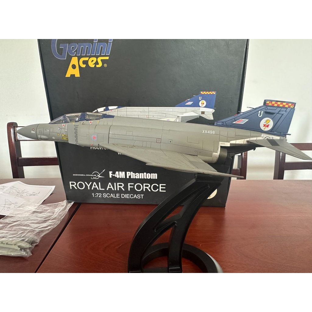 Gemini Aces Aces Royal Air Force 92nd Squadron ใช้ FGR.2 Station Defense Wilden Latte West Germany ย