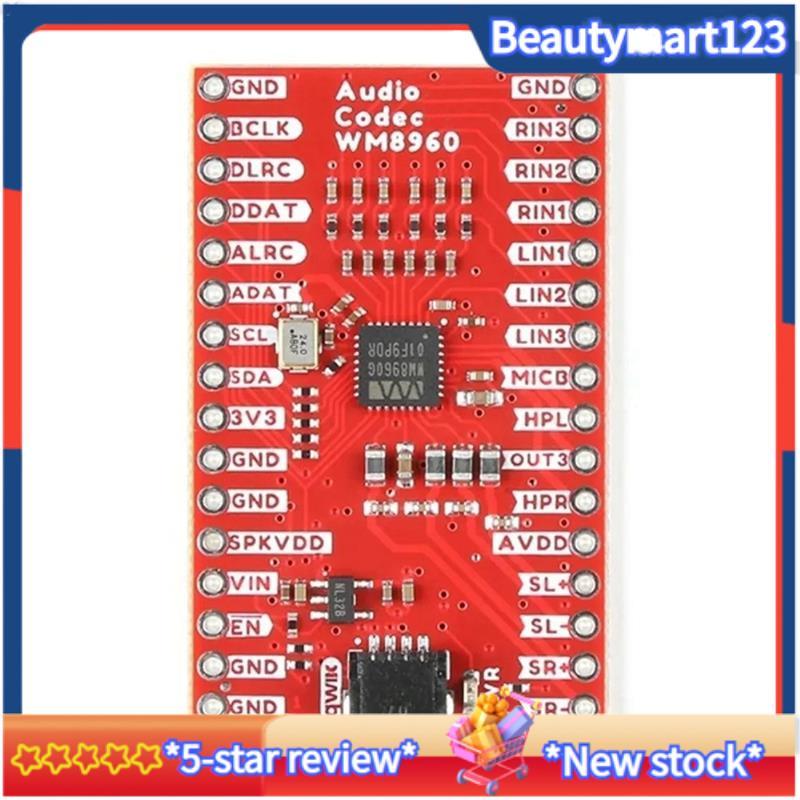 BMb-2150 เสียง Codec Breakout Board WM8960 Qwiic I2S อินเทอร์เฟซสเตอริโอโมดูลเสียงสําหรับหูฟังลําโพง