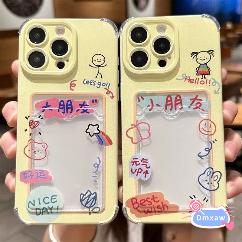 คู่ตลกผู้ถือบัตรเคสโทรศัพท์สําหรับ Infinix Hot 60 60i 50 40 50i 40i 30i หมายเหตุ 40 Pro Plus 30 สมาร์ท 10 9 8 Pro 7 Plus HD 5G 4G ฝาครอบสี่มุมการ์ตูน Anti-fall Soft Casing
