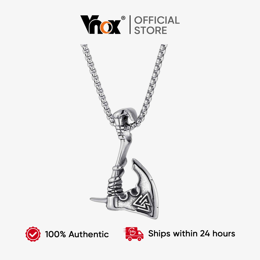Vnox قلادة ستانلس بنقشة فايكنغ — ستايل قوطي — صورة 7
