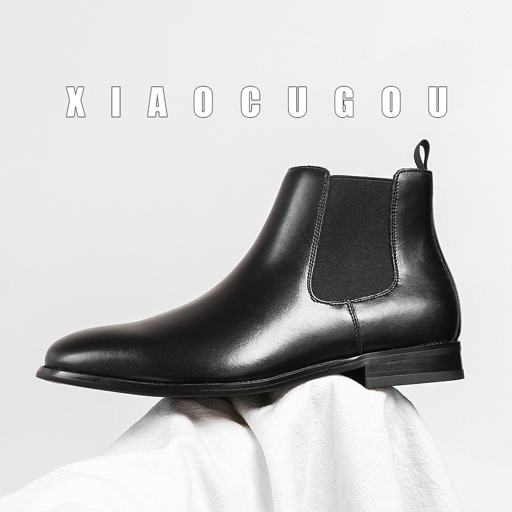CHELSEA BOOT CHELSEA รองเท้าผู้ชายฤดูใบไม้ร่วงฤดูหนาว High-Top Martin Boots รองเท้าผู้ชายสไตล์อังกฤษ
