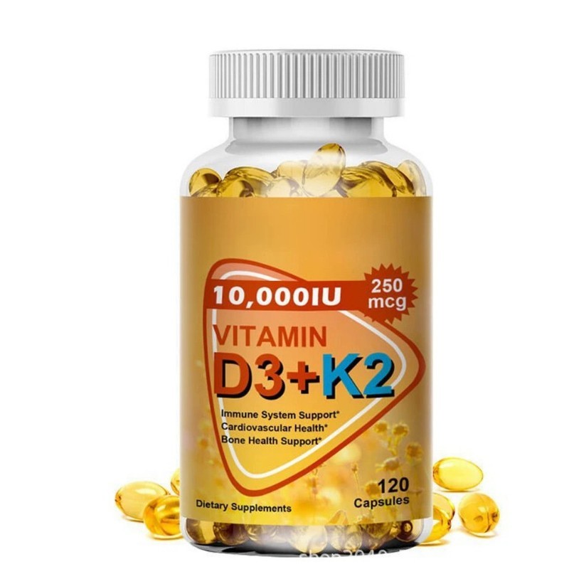定 制热销品维生素D3+K2软胶囊Vitamin D3+K2O E M26418A7/29