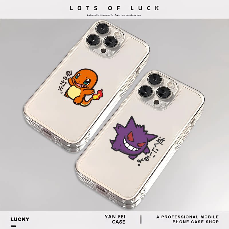 Pokémon เหมาะสําหรับ iqoo13 เคสโทรศัพท์ 12 โปร่งใส neo10pro oneplus 13t/ace5 Niche 3v น่ารัก 15 การ์