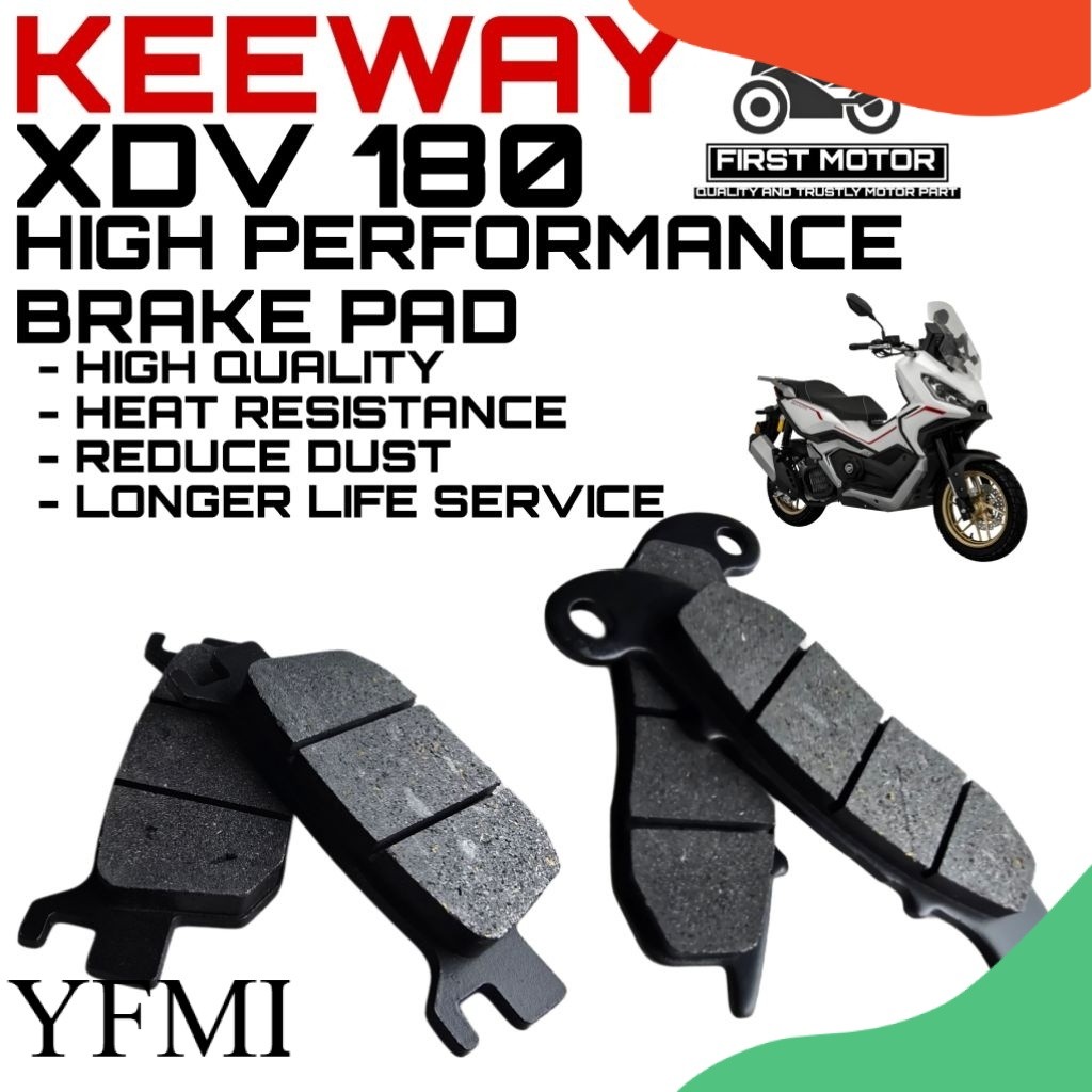 ผ้าเบรก KEEWAY XDV180 XDV 180 ผ้าเบรกดิสก์เบรกประสิทธิภาพสูง
