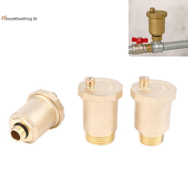 Tw ทองเหลืองอัตโนมัติ Air Vent วาล์ว DN10 DN15 DN20 DN25 Air Release สําหรับ Residential ความร้อนสนิมทน Leakproof huj