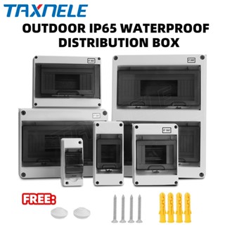 TAXNELE Ht IP65 กล่องกระจายไฟฟ้า MCB สวิตช์มิเตอร์ 2 3 5 8 1…