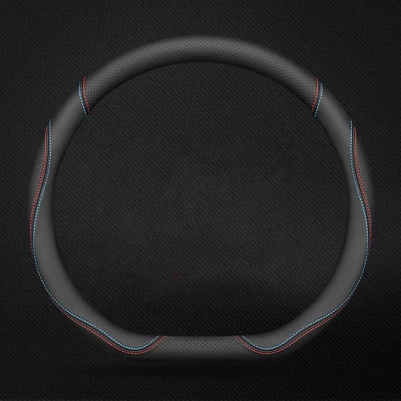 สําหรับ INFINITI Q50L QX50 QX60 QX55 Q70 G25 Universal พวงมาลัยรถ D-type อุปกรณ์ตกแต่งภายในรถยนต์ของ