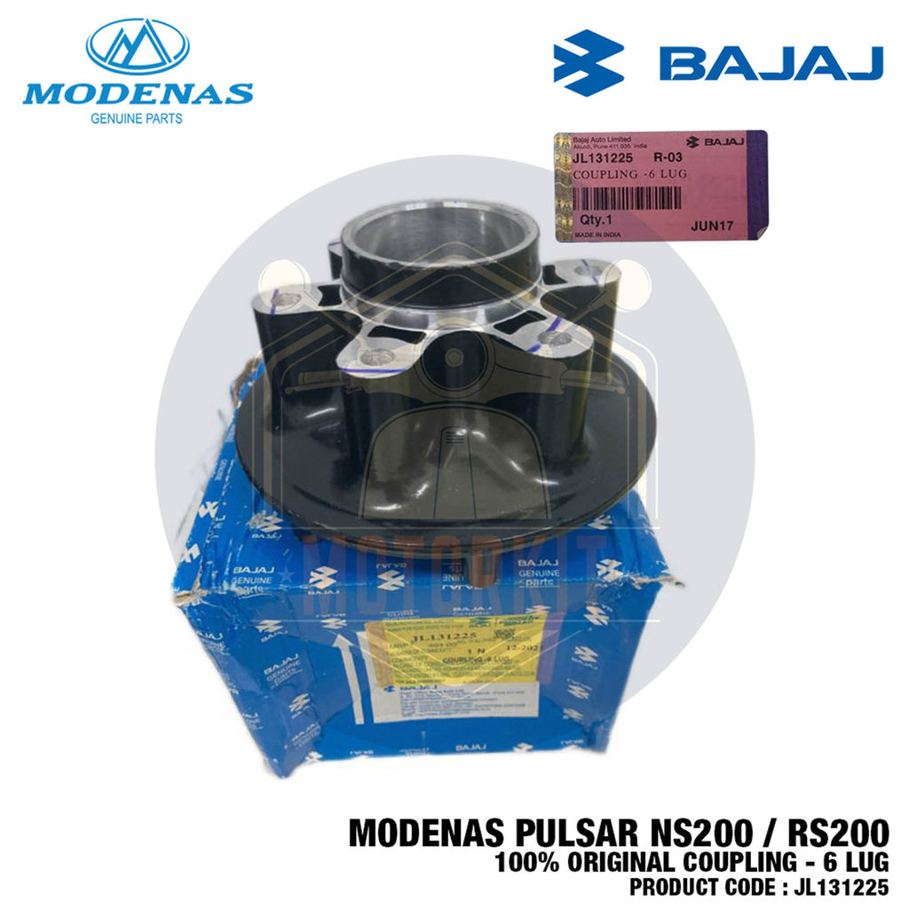 MODENAS PULSAR NS200 RS200 REAR WHEEL HUB COUPLING HUB BELAKANG JL131225