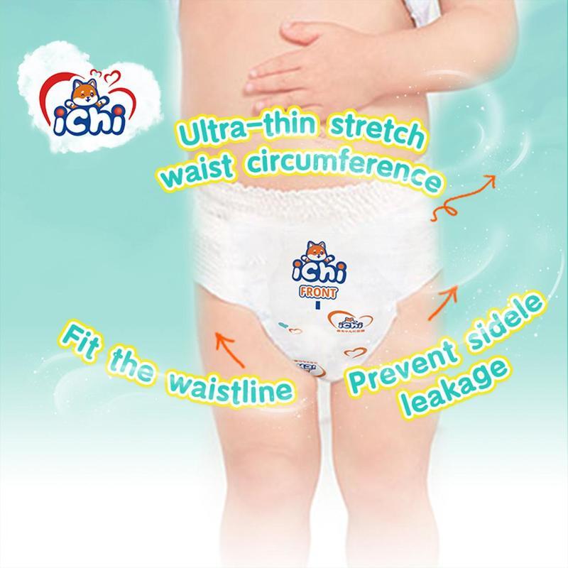 แพมเพิส แพมเพิสถูก ichi Baby Pants ผ้าอ้อมเด็กสำเร็จรูป แพมเพิสเด็ก M/L/XL/XXL/ผ้าอ้อมแบบกางเกง ผ้าอ