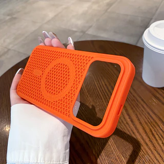 สําหรับ Xiaomi Redmi K90 Pro Max, POCO F8 Ultra F8 Pro กรณี ELVEV รังผึ้งกระจายความร้อน Breathable Cooling ฝาครอบดูด