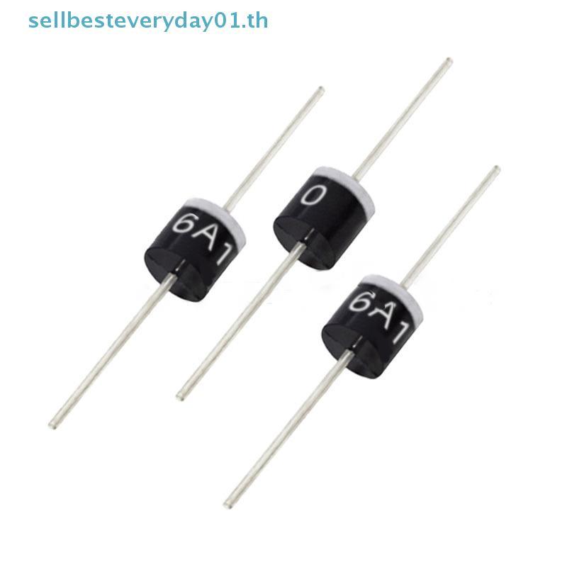 & Sellingbest & 10PCS High Power หนา 6A10 In-Line Plug Rectifier Diode 6A 1000V ไฟฟ้า Axial Rectifie