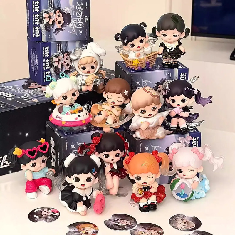 ของแท้ TNT Sister Baby zora Memory Galaxy Series Mystery Box อินเทรนด์เล่นน่ารักมือสํานักงานตุ๊กตาตก