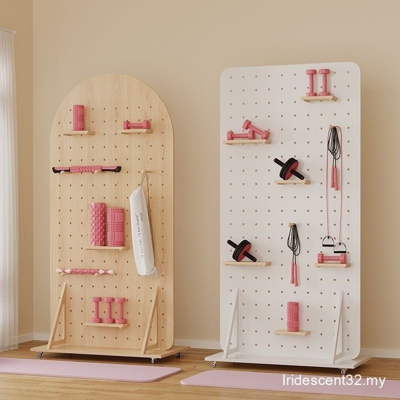 ฟรี ShippingWindSing ไม้ Pegboard ขาตั้งจอแสดงผลและรอกขนาดใหญ่ Pegboard Organizer สําหรับ Planter หม