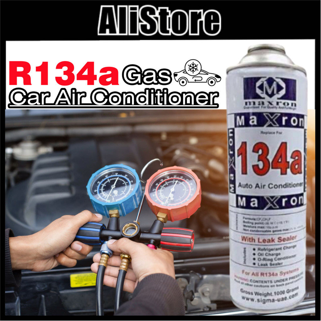 ALi R134a แก๊ส MAXRON R134A เครื่องปรับอากาศรถยนต์สารทําความเย็นแก๊ส R134a Aircond