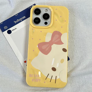 เคสไอโฟน 16 สำหรับ iPhone 13 15 11 12 14 Pro Max 8 15 14 16 7 Plus X XR XS Max ผลิตภัณฑ์ใหม่ เฮลโล คิตตี้ สุดน่ารัก