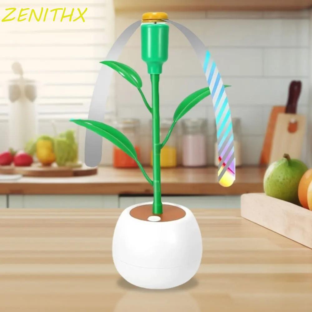 ZENITHX พัดลมบินตั้งโต๊ะ, พัดลมไล่แมลง Fly แบบพับได้แบบพกพา, Fly Deterrent ปลอดภัยอเนกประสงค์กระถางดอกไม้พัดลมอาหารร้านอาหาร