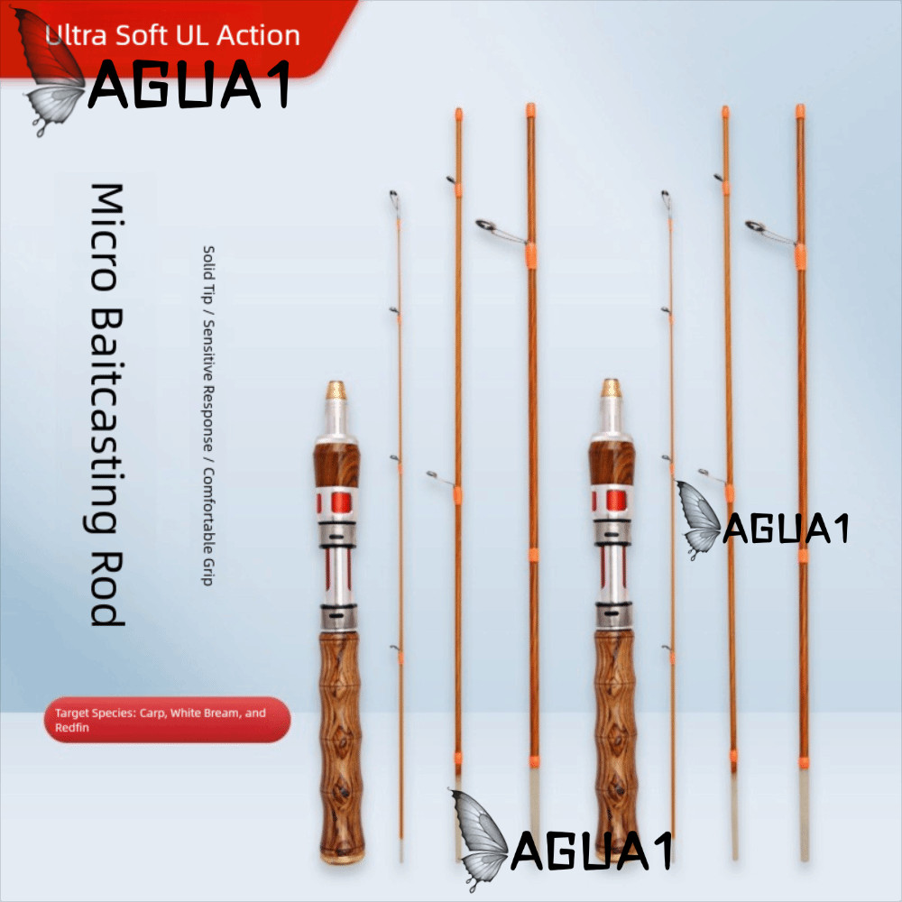 คันเบ็ดปั่น CARBON UL ขนาดพกพา 1.4 เมตร ส่วนประกอบ 4 ท่อน ใช้ง่าย เหมาะสำหรับการตกปลาในฤดูหนาว