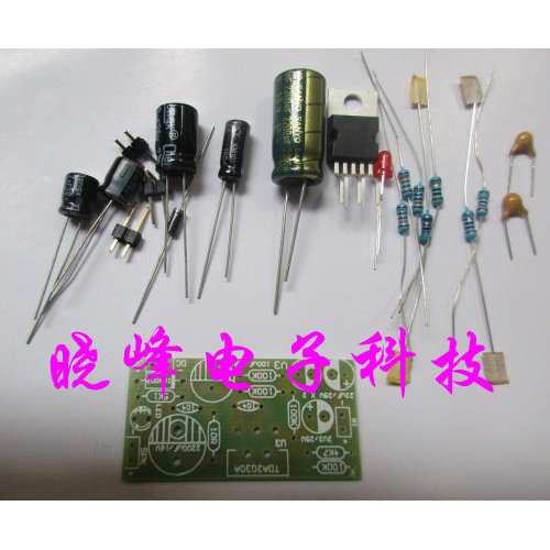 Fever TDA2030A Post-Stage Mono Power Amplifier Board อิเล็กทรอนิกส์ DIY การผลิต PCB บอร์ดเปล่าชุดอะไ