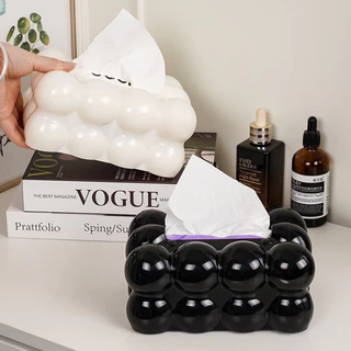 Novvia กล่องทิชชู่ กล่องใส่ทิชชู่มินิมอล กล่องใส่กระดาษทิชชู่ TISSUE BOX ของตกแต่งบ้าน กันฝุ่น กันน้ำ