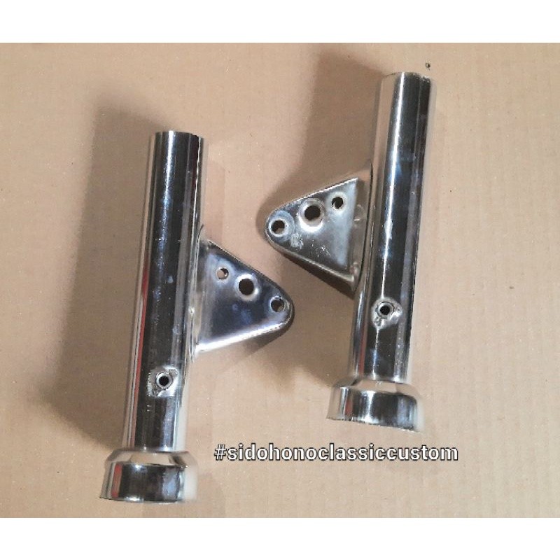 เหล็กโครเมียมอย่างดี Honda k5 Honda win100 คิ้วไฟหน้า