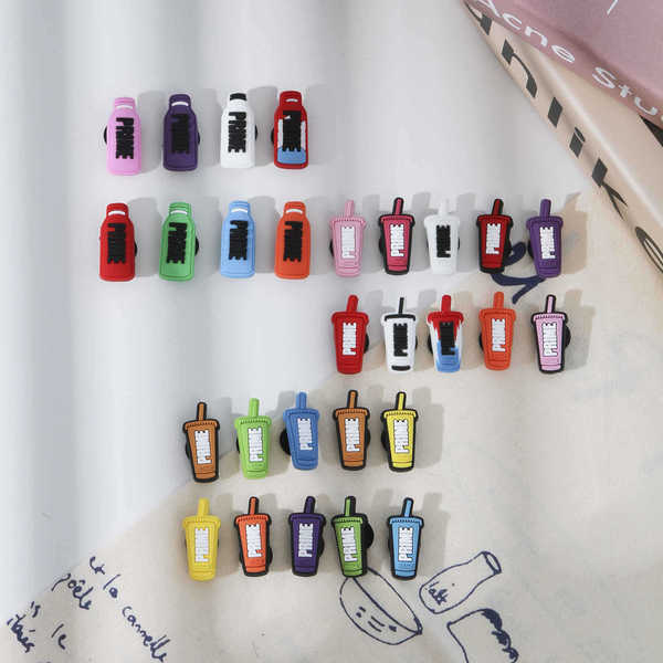 จิบบิท จิ๊บบิท crocs รองเท้าหัวเข็มขัด ยางนุ่ม ลายดอกไม้ถอดได้ แฟชั่นสร้างสรรค์