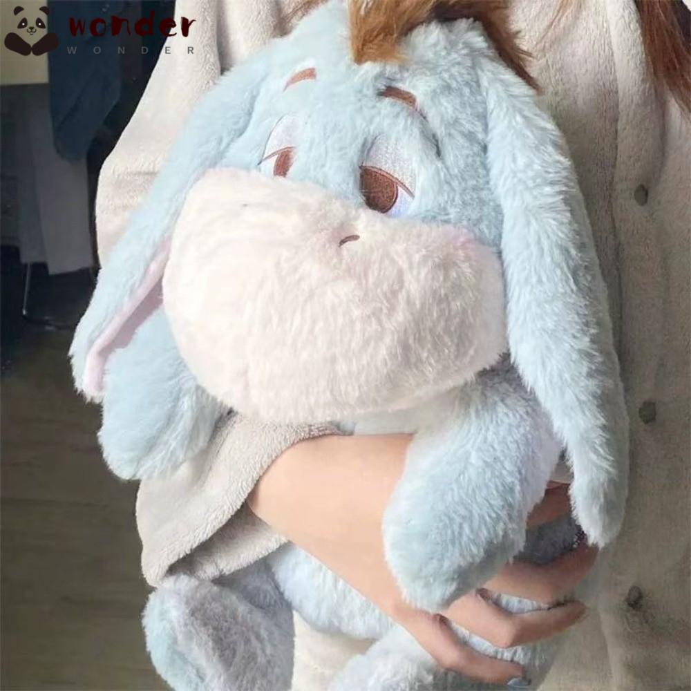 WONDER Eeyore Donkey ตุ๊กตาตุ๊กตา,การ์ตูน 30 ซม.ของเล่นตุ๊กตาดิสนีย์นุ่มมาพร้อมกับหมอน