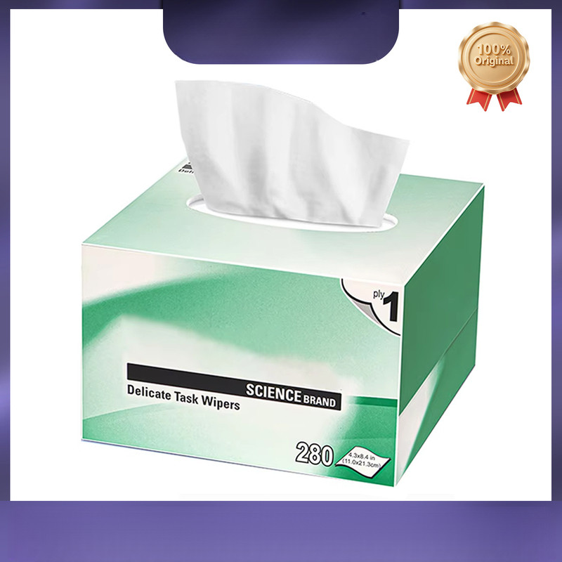 กระดาษทําความสะอาดไฟเบอร์ออปติก KIMTECH Dustfre กล่องเช็ดสําหรับเครื่องมือทําความสะอาดไฟเบอร์ออปติก