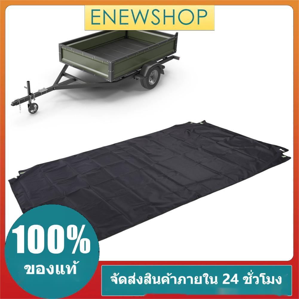 Enewshop-TH Dump Trailer Tarp พร้อมเชือก Windproof Oxford ผ้า Heavy Duty Utility ทั้งหมดป้องกันสภาพอ