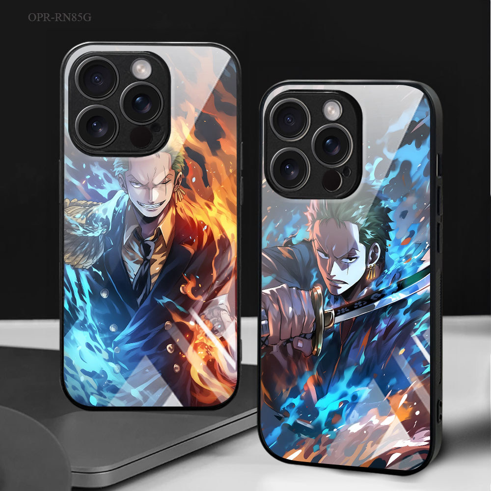 OPPO Reno 8 8Z 7 7Z 6Z 6 5 4 2F F11 F9 F7 F5 Pro Youth 4G 5G เคสออปโป้ Hat Boy Glass Case BL