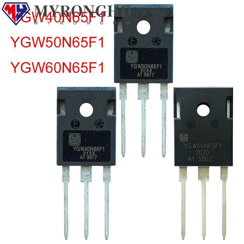 MYRONGHD 2 ชิ้น MOS Field Effect Tube ทนทาน YGW50N65F1 YGW40N65F1 YGW60N65F1