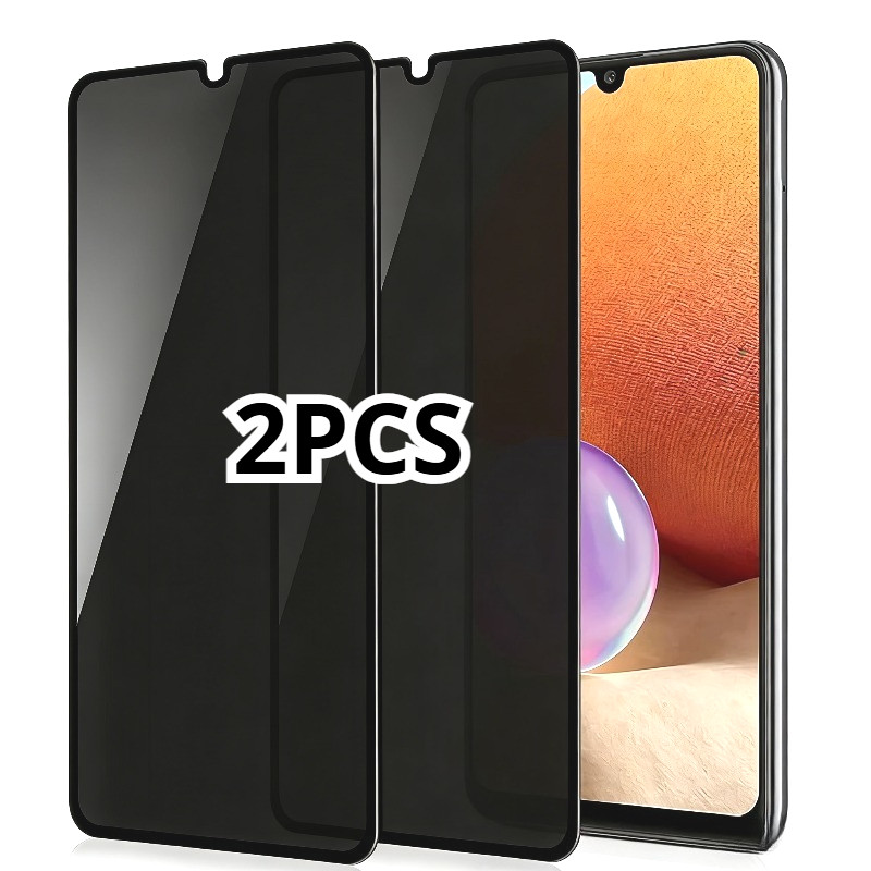 1-2Pcs ฟิล์มกระจกนิรภัยสําหรับ vivoT1x vivoT1 vivoT1Pro Anti Spy ความเป็นส่วนตัวขอบสีดําป้องกันหน้าจ