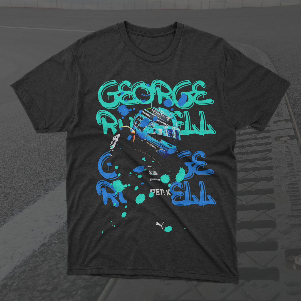 เสื้อยืดฟอร์มูลา1 George Russell 2025 จาก Mercedes