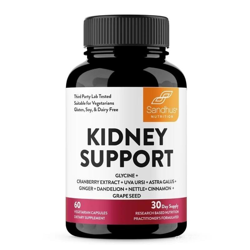 【Sandhus】Kidney Cleanse Detox Support Supplement, Cranberry, Grape Seed, Uva Ursi Extract to Support