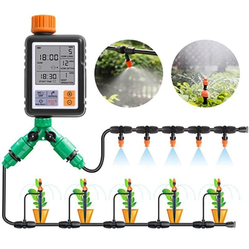 เครื่องตั้งเวลารดน้ำอัต เครื่องรดน้ำต้นไม้แบบตั้งเวลา Water timer Digital irrigation timer เครื่องตั