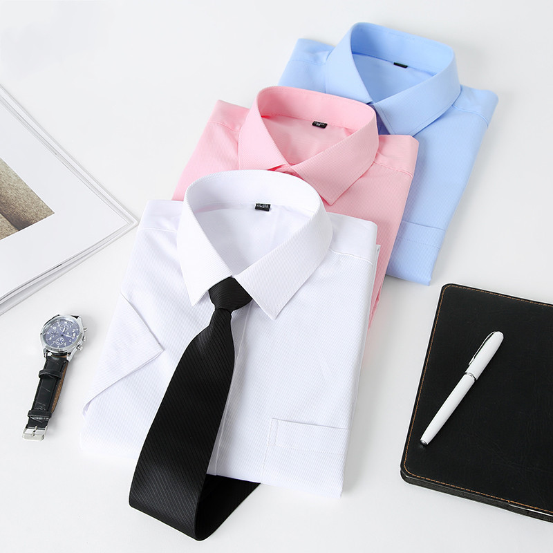 gq official store เสื้อเชิ้ตผู้ชาย แขนยาว เสื้อเชิ้ตผู้ชายแขนยาว สีขาว สำหรับงานธุรกิจและฤดูใบไม้ผลิ