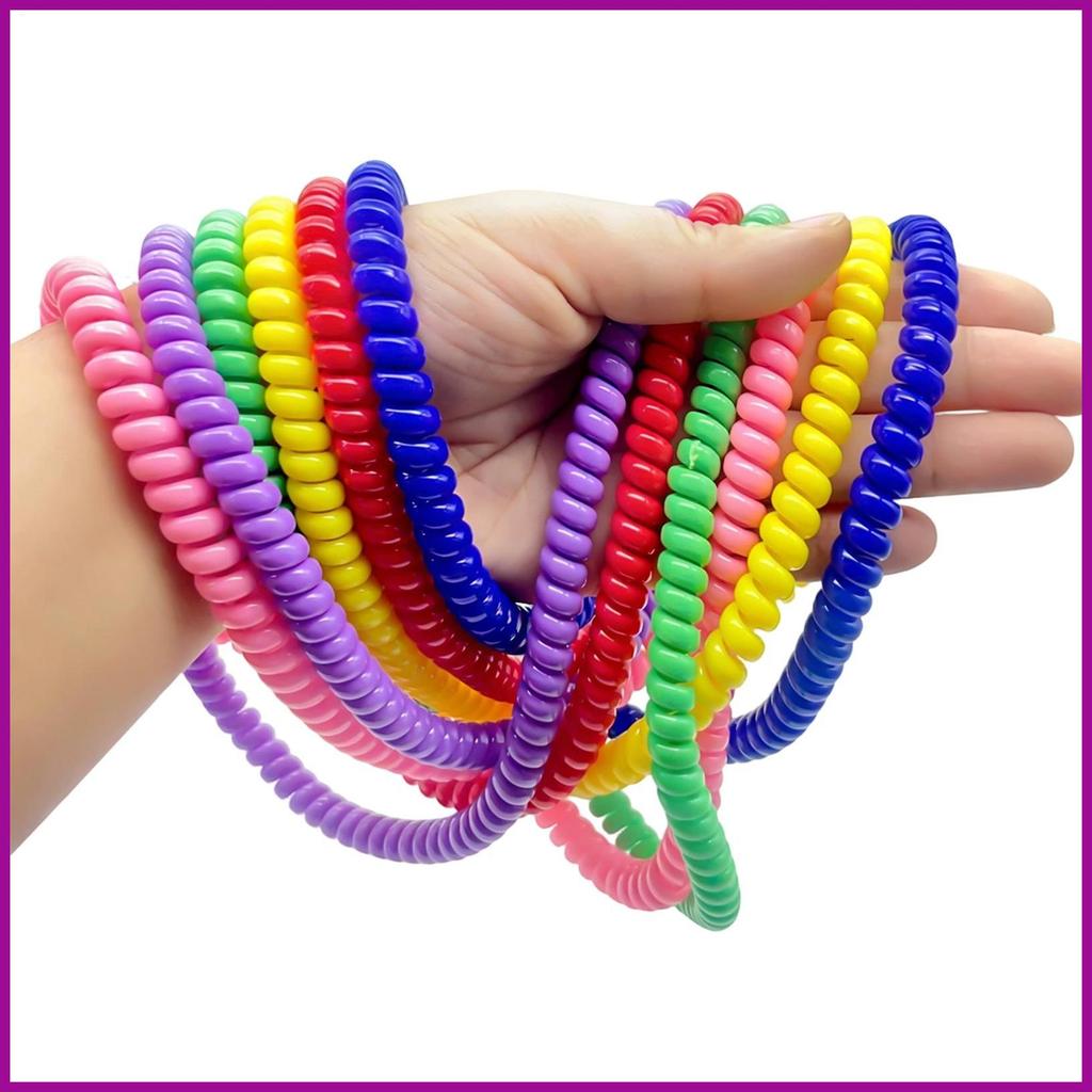 Chew สร้อยคอ 6 ชิ้นยืด Calming Teething เครื่องประดับ Chew สร้อยคอสําหรับเด็กผู้ใหญ่ห้องเรียน paca3p