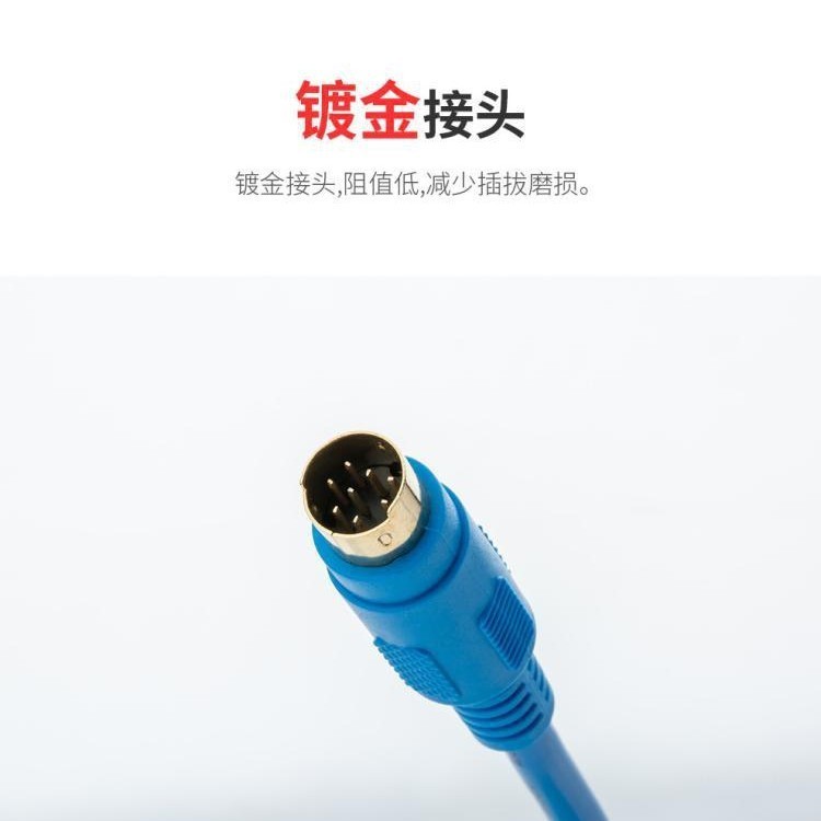 เหมาะสําหรับ Huichuan H1U/H2U/H3U Series plc การเขียนโปรแกรมสายเคเบิลข้อมูลการสื่อสาร USB-H2U/1U ทนอ