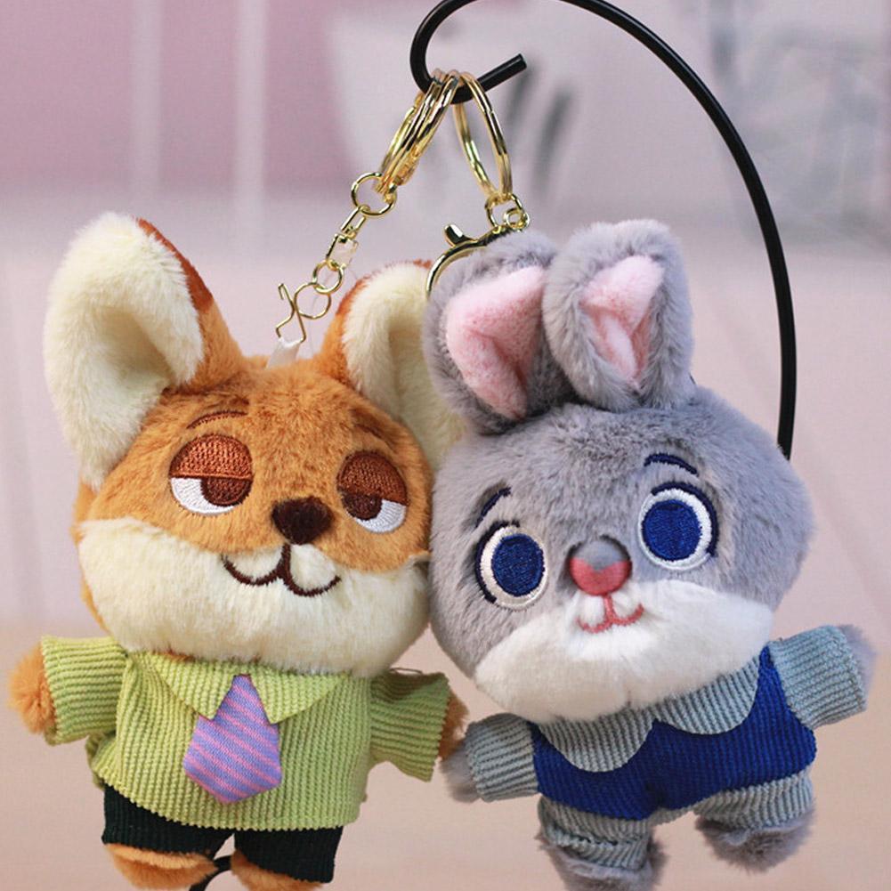 idud 12 ซม.Suotopia Judy Soft Plush Doll Fox Nick จี้ Fox Lightning ของขวัญกระต่ายกระเป๋าสาว Sloth P