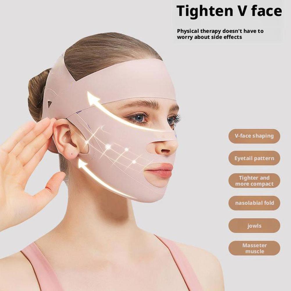 ความงาม Face Sculpting Sleep Mask,v Line Shaping Face Shaper Face Line Bandage ผู้หญิงยก E6o0
