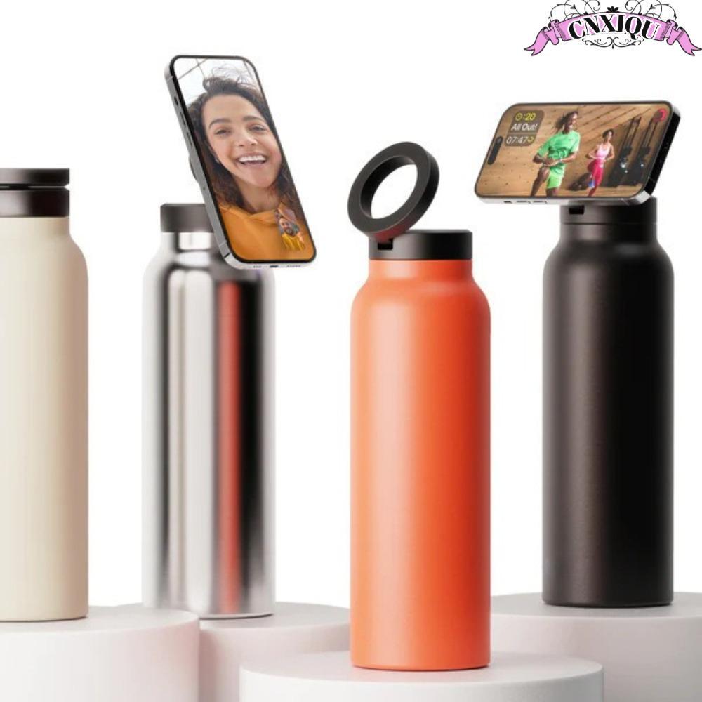 CNXIQU ขวดน้ำอัจฉริยะ Ringo Bottle with Magnetic Phone Mount Lid 710ml
