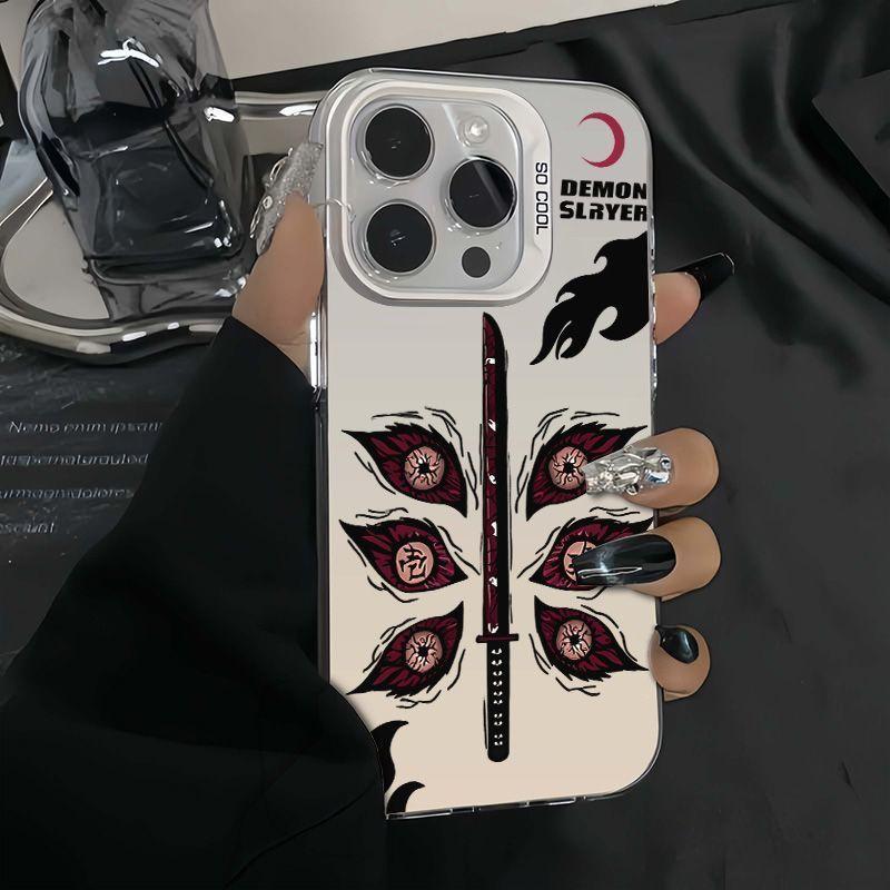 Demon Slayer Demon Eye สําหรับ iphone 13 16 14 11 15 12 16PROMAX 15PROMAX 15PRO 14PRO 14PLUS 16PLUS 