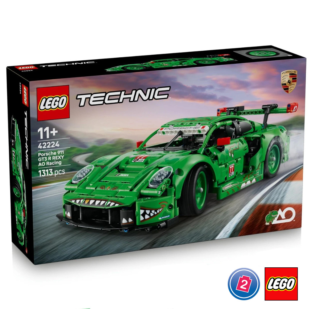 เลโก้ LEGO Technic 42224 Porsche 911 GT3 R REXY AO Racing Car