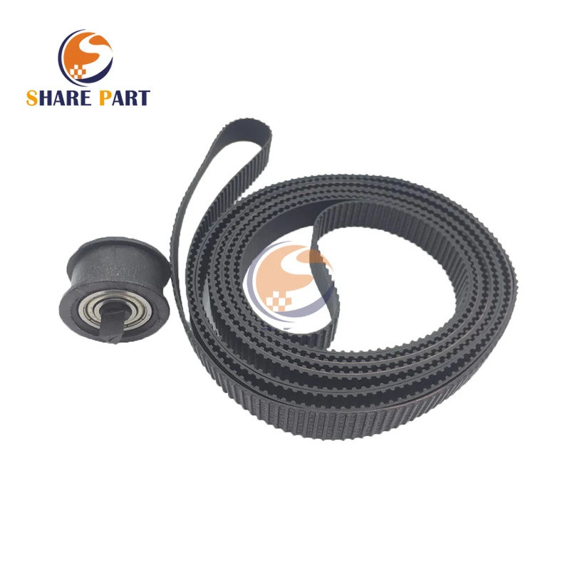 HP เครื่องพิมพ์อุปกรณ์เสริม Carriage Belt พร้อม Pulley 24 A1 สําหรับ DesignJet 500 510 800 (PS)Plus 