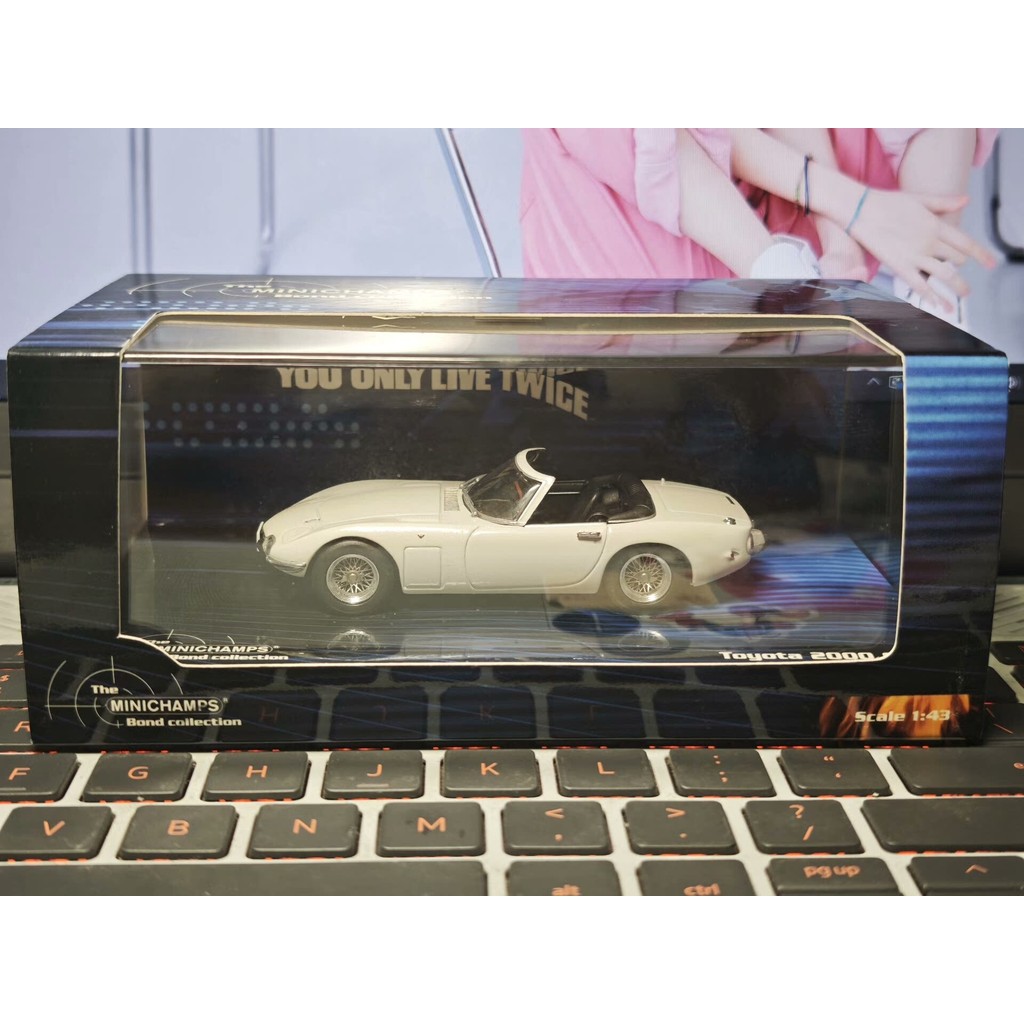 [ขาย] Minichamps Mini Cut 1/43 Toyota Toyota 2000 GT Roadster White 007 Movie You Only Live Twice Th