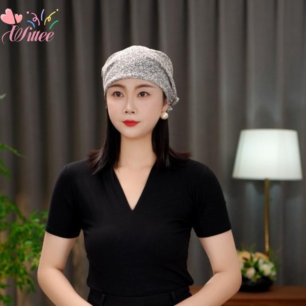 หมวกริบบิ้นป้องกันแสงแดด ออกแบบสวยงามเหมือนดอกไม้ วัสดุบางเบา เหมาะสำหรับสวมใส่ประจำวัน